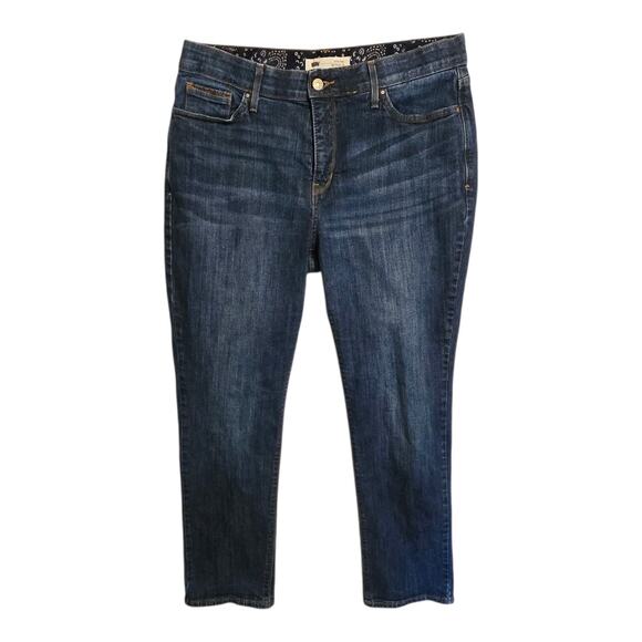 Levis 525 Jeans Womens Size 16 Short Blue Perfect Waist Straight Leg Normcore - Picture 1 of 15